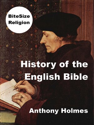 cover image of History of the English Bible